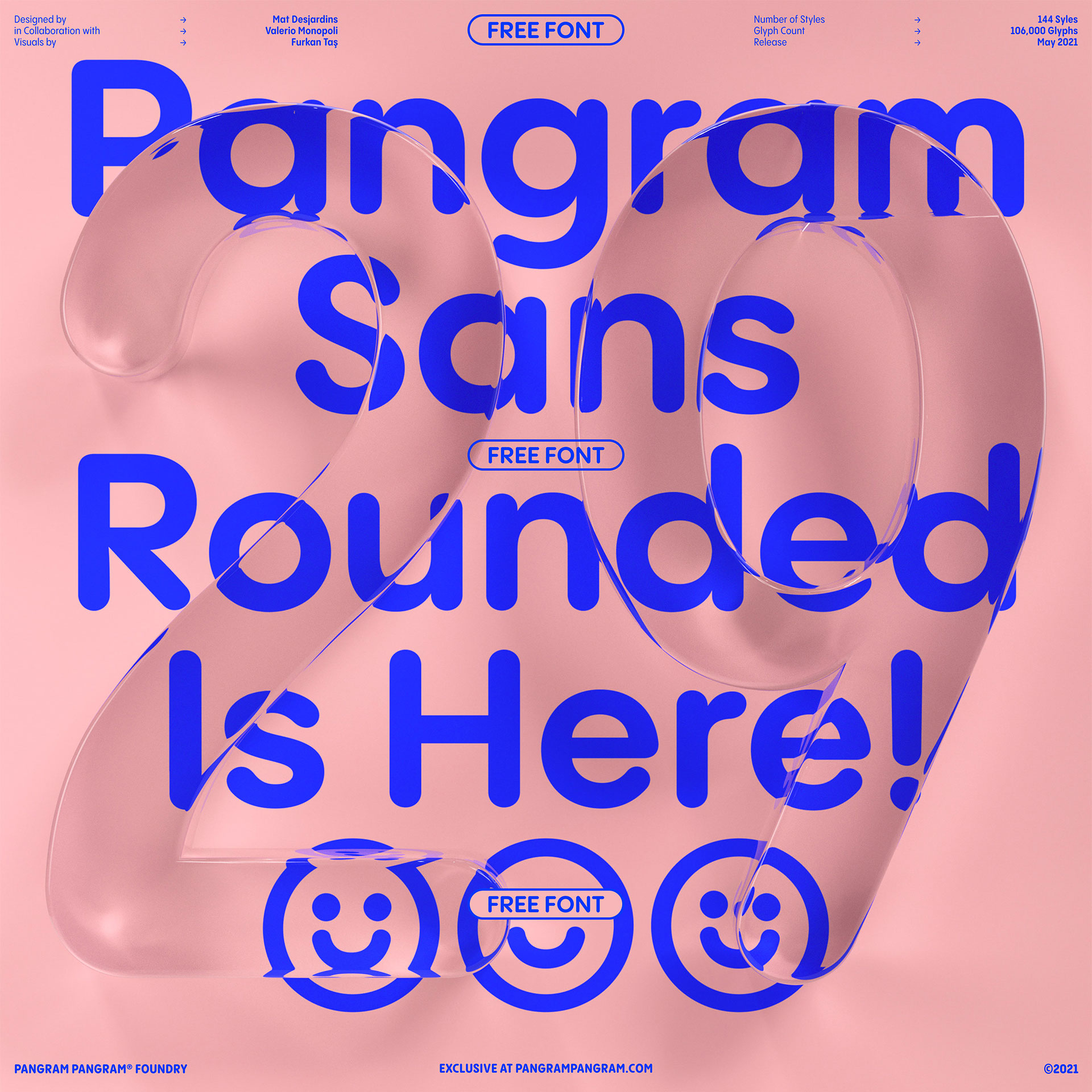 PPF Pangram Sans Rounded Visuals